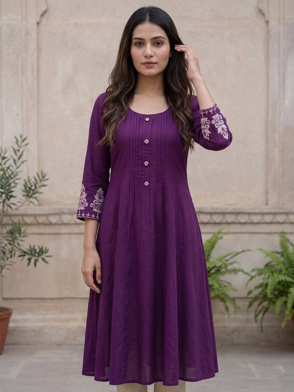 Violet Designer Kurti