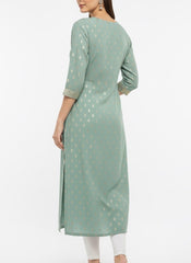 Blue Long Top Kurti