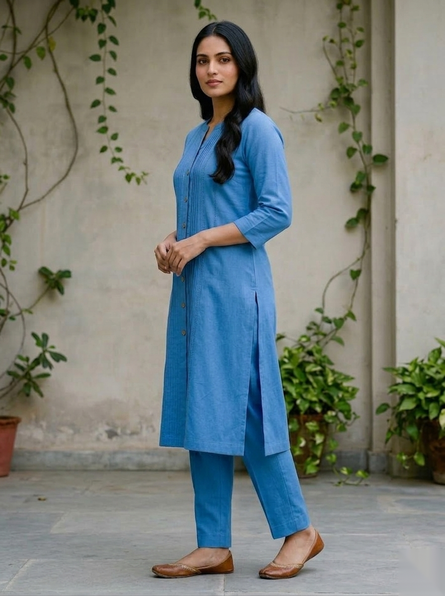 Dark blue Long Top Airline