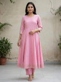 Pink umbrella Long Top