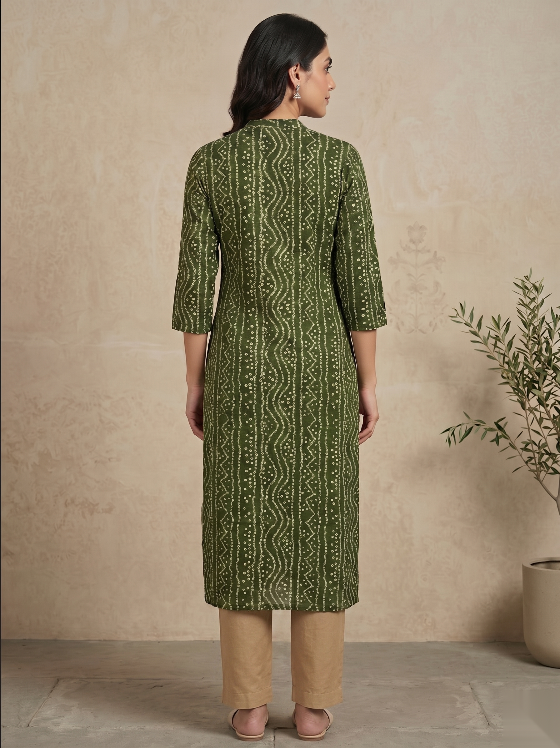 Green soft Long Top