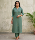 Green Long Top Airline