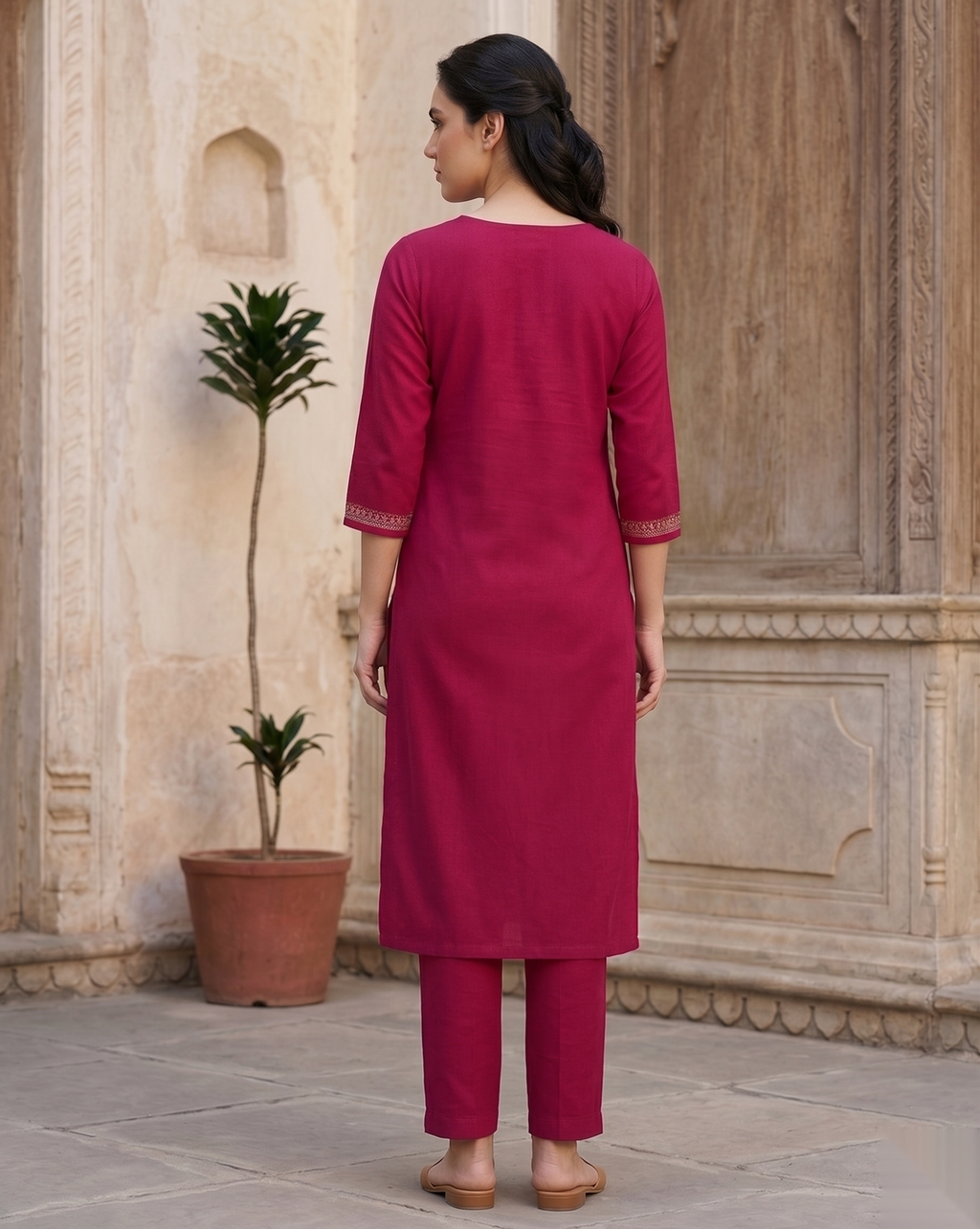 Red Long Top