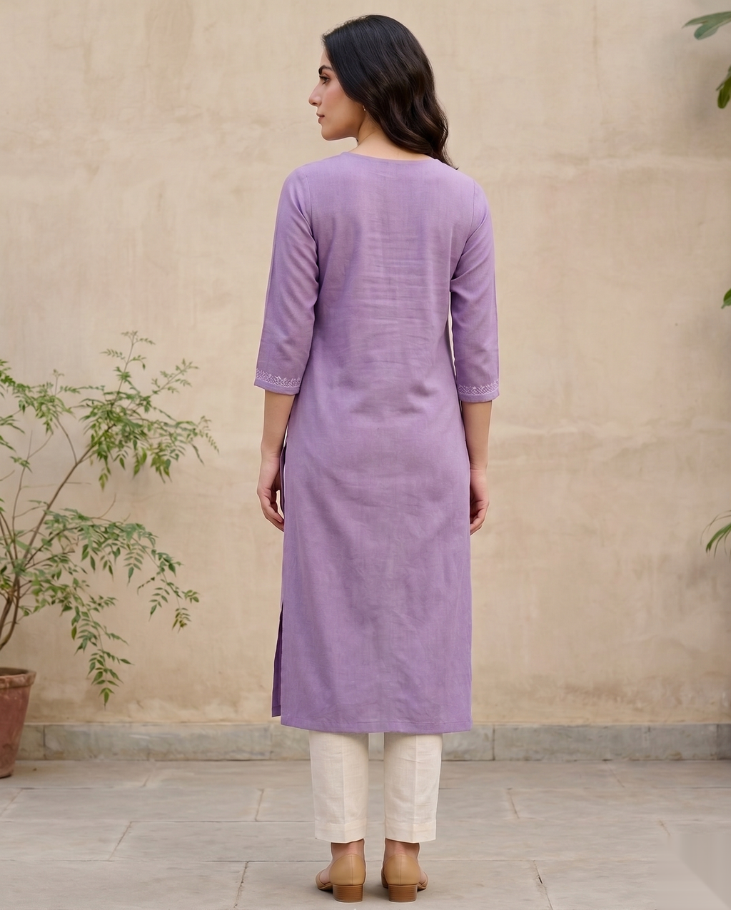 Purple Long Top