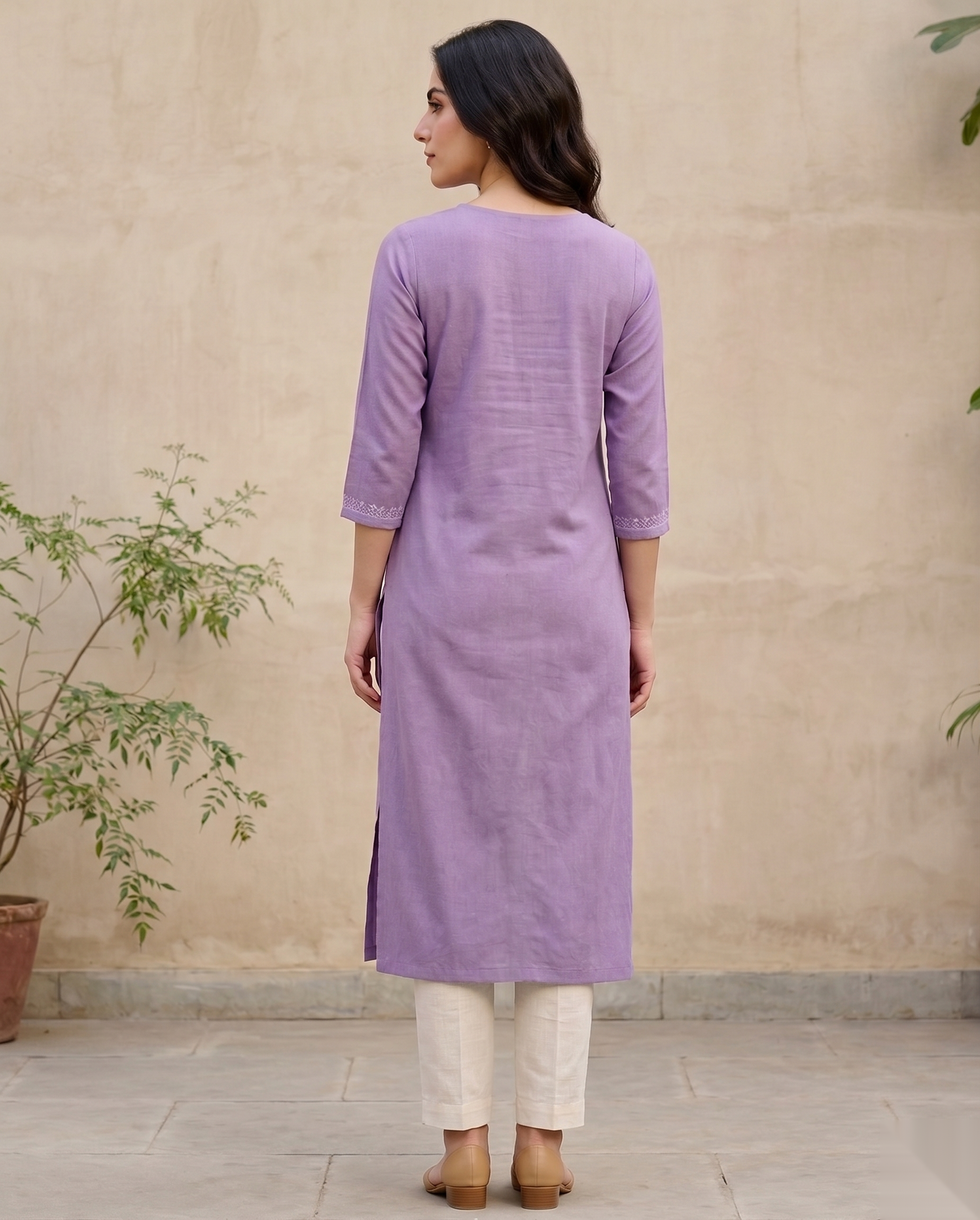 Purple Long Top