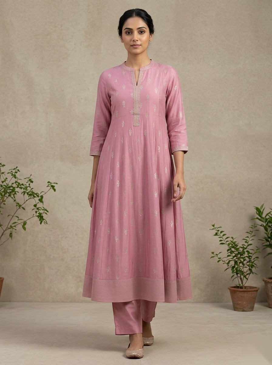 Pink umbrella D2 Long Top