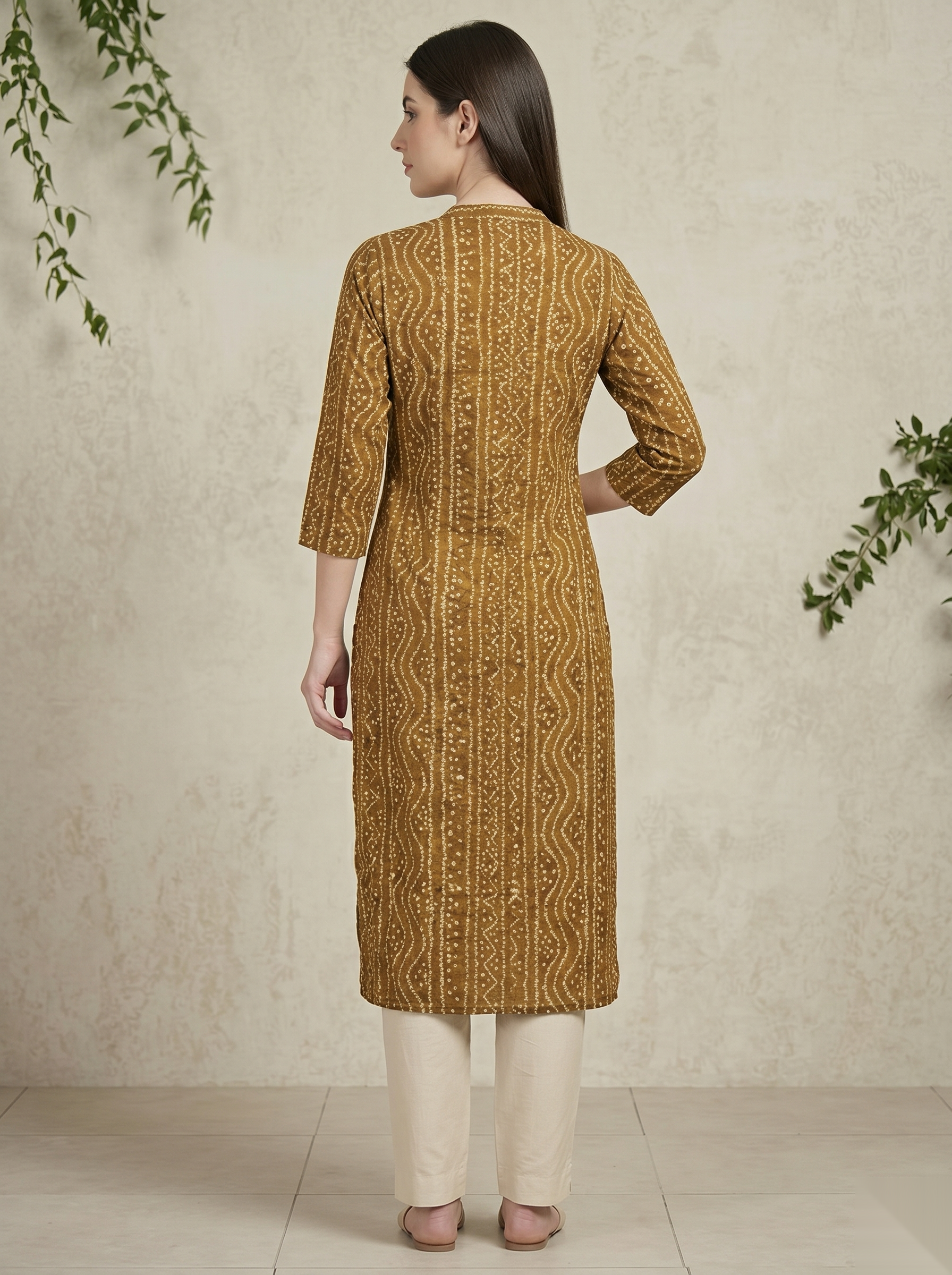 Musted Yellow Long Top