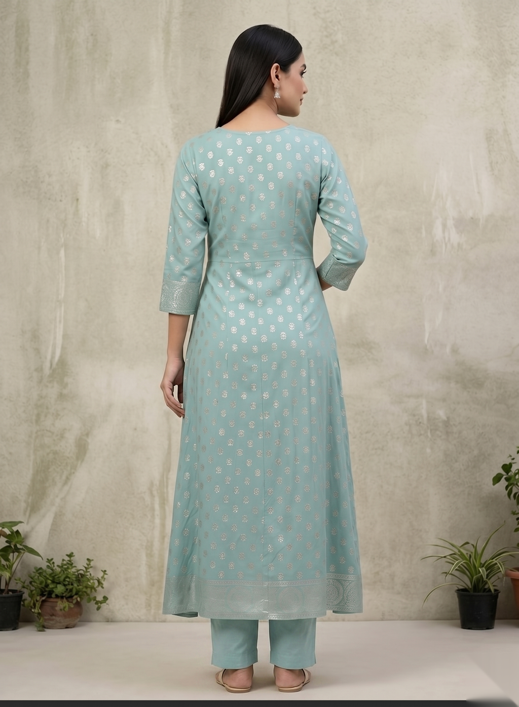 Ocean Blue umbrella D2 Long Top