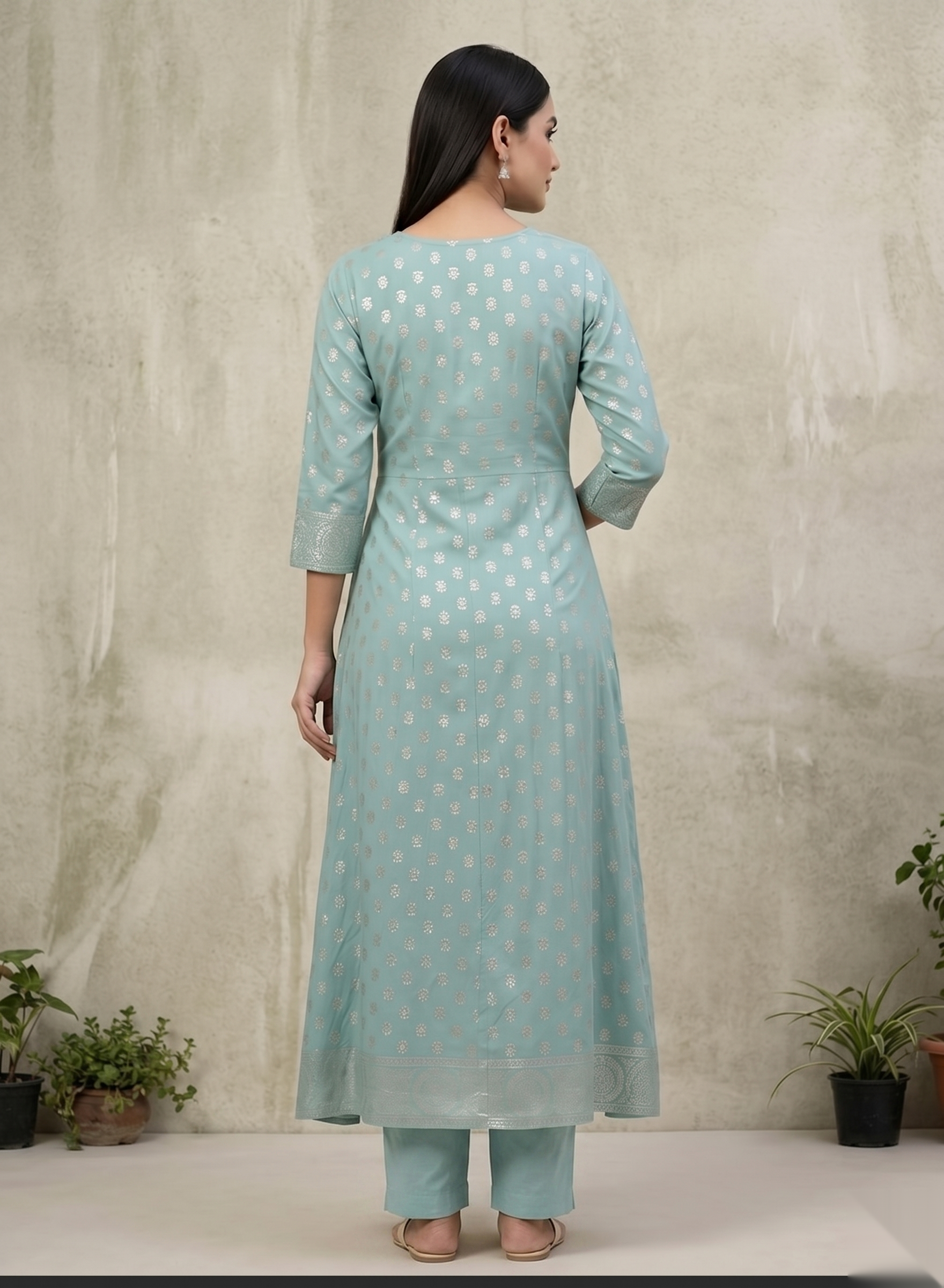 Ocean Blue umbrella D2 Long Top