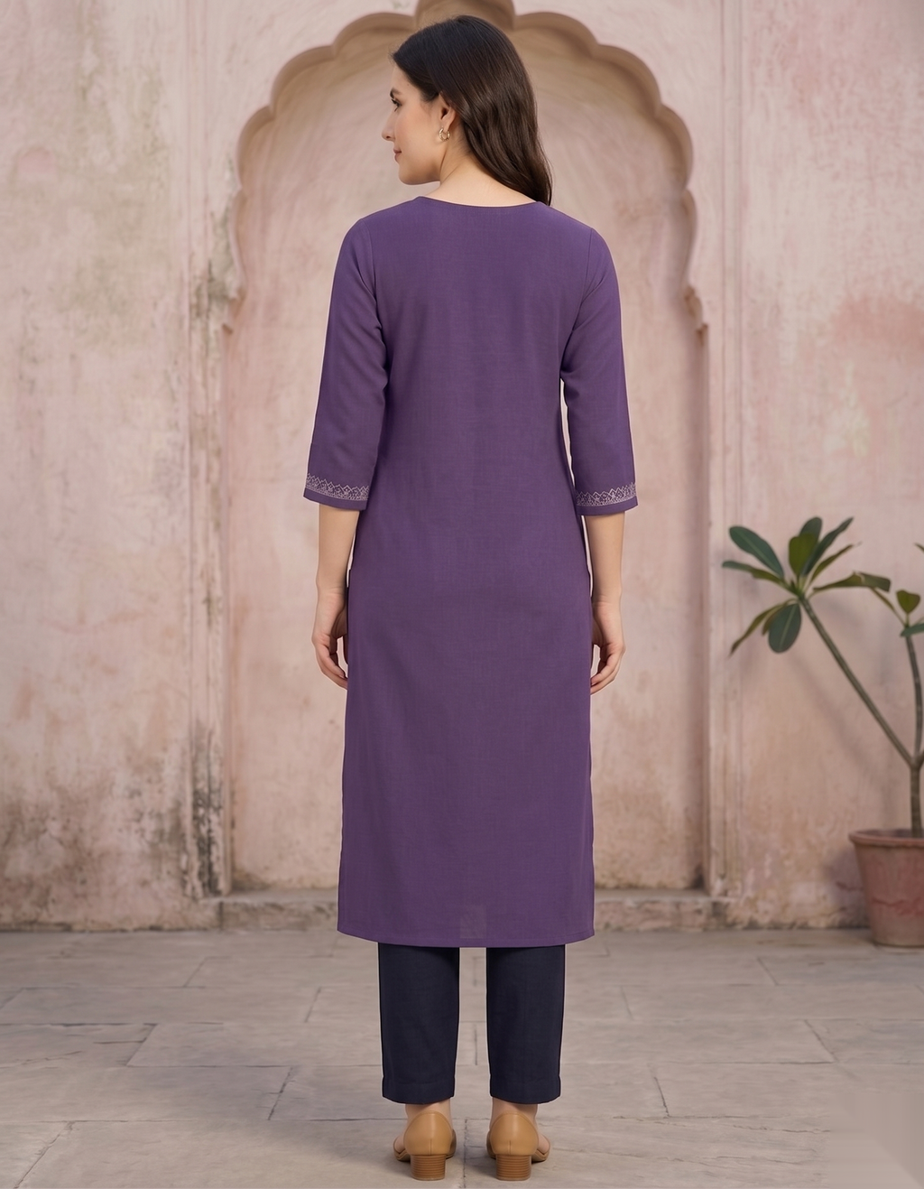Violet Long Top
