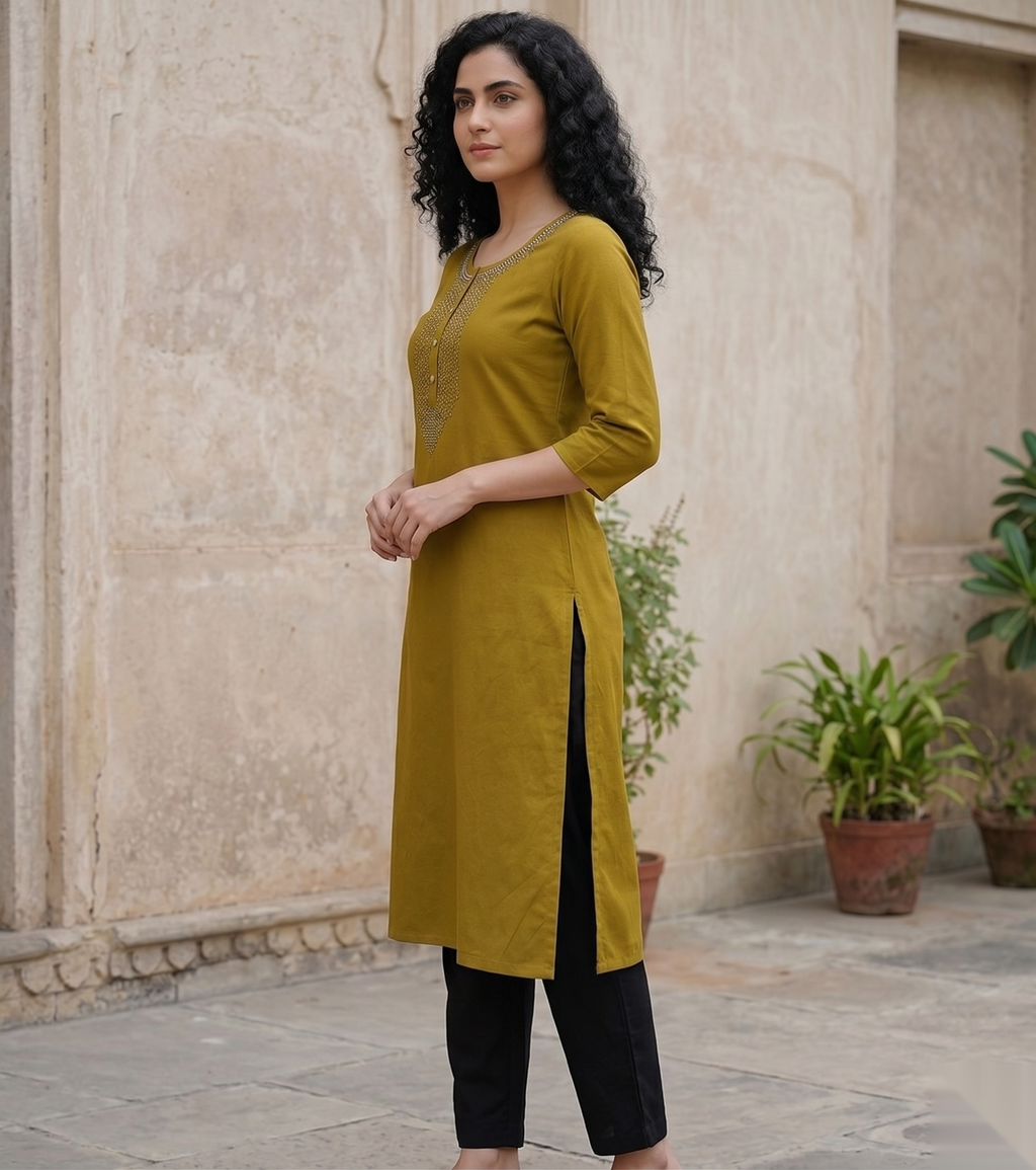 Yellow Stone Long Top