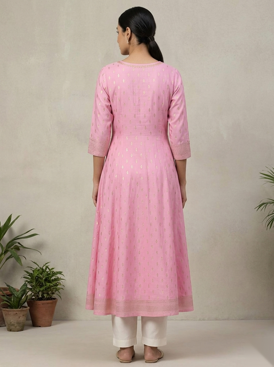 Pink umbrella Long Top