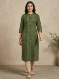 Green soft Long Top