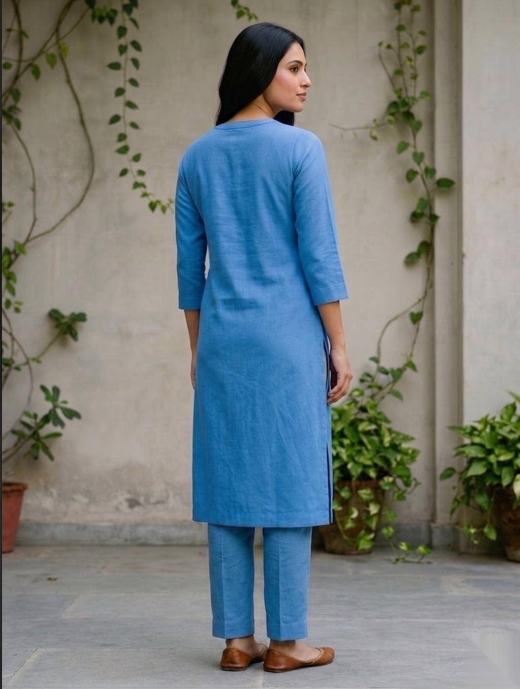 Dark blue Long Top Airline
