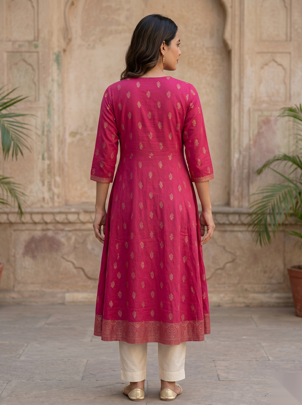 Pink D3 Long Top