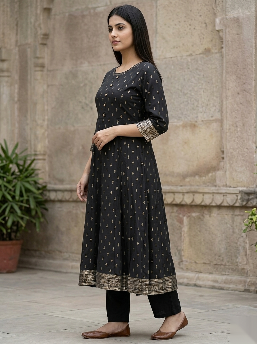 Grey umbrella Long Top