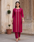 Red Long Top