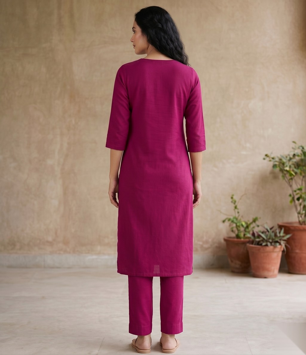 Pink Stone Long Top