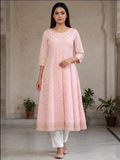 Pink umbrella Long Top