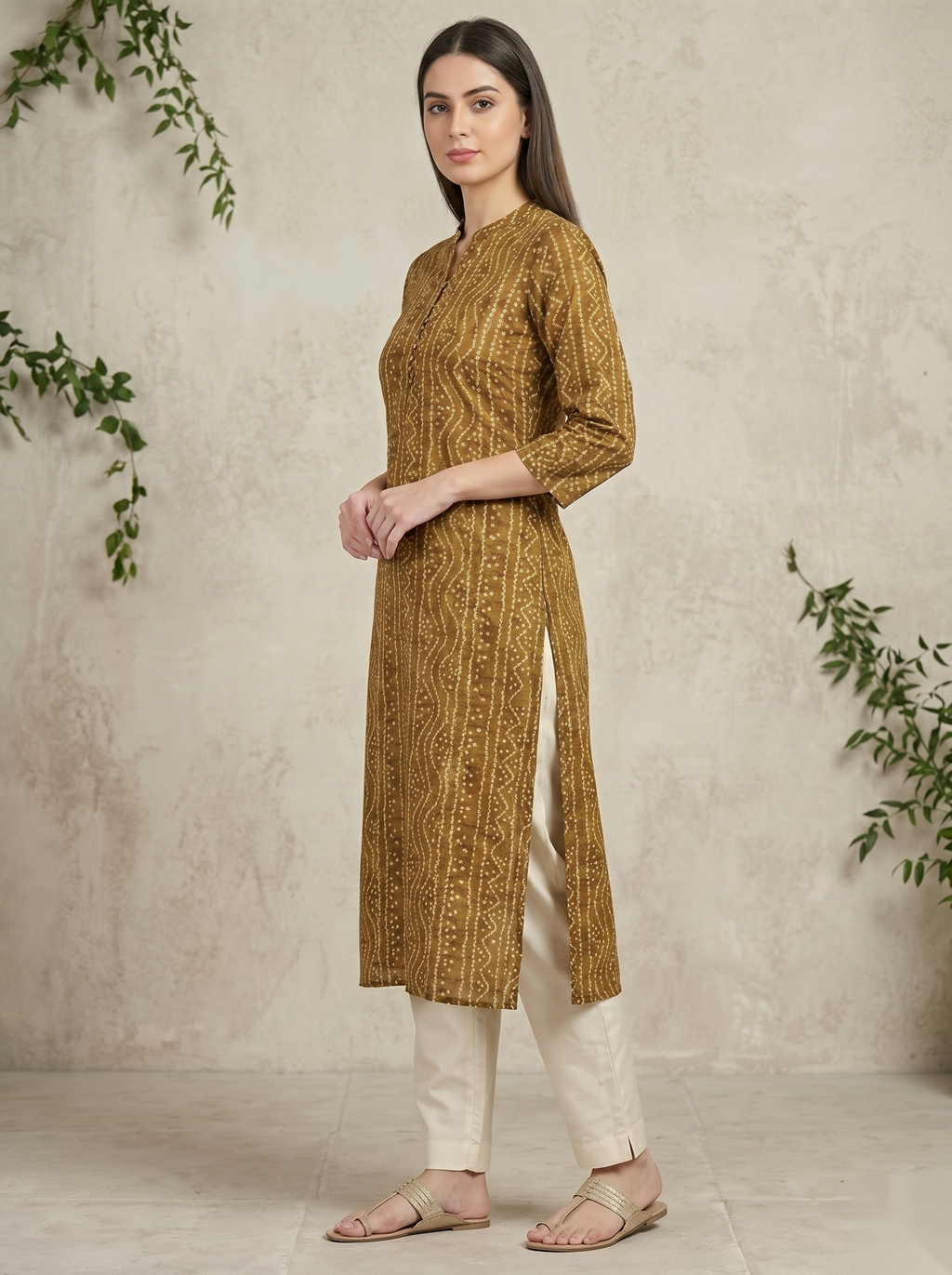 Musted Yellow Long Top
