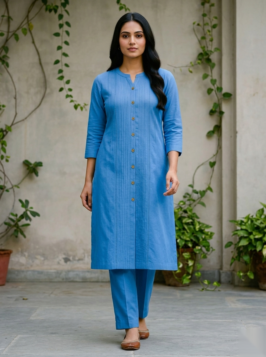 Dark blue Long Top Airline